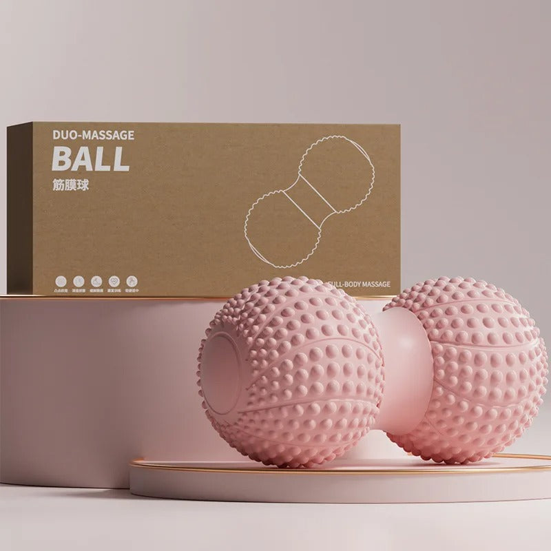 Fascia Release Peanut Massage Balls – Deep Tissue Muscle Relaxation & Acupressure Therapy for Spine, Hips, Legs & Feet (Five Different Colours)