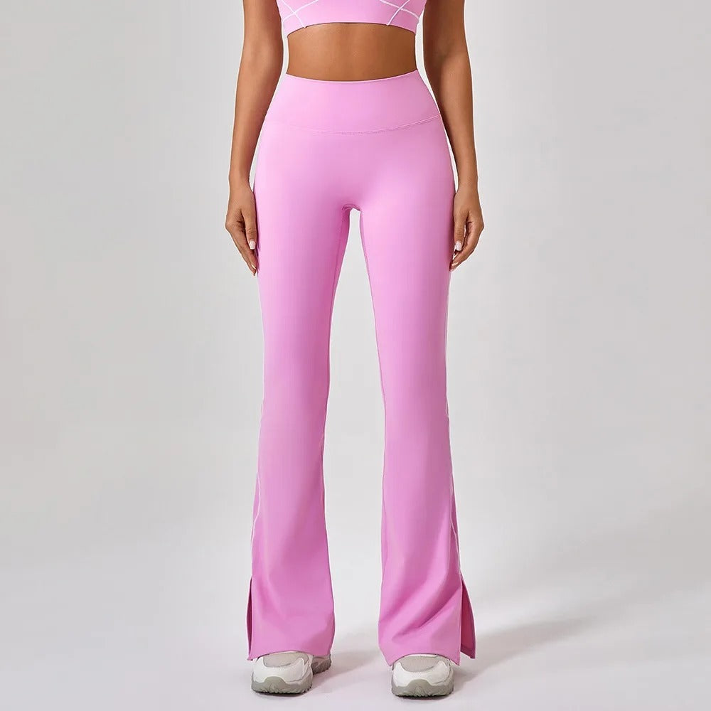 Sculpting Flare Leggings for Women High Waist Wide-Leg Yoga Dance Pants