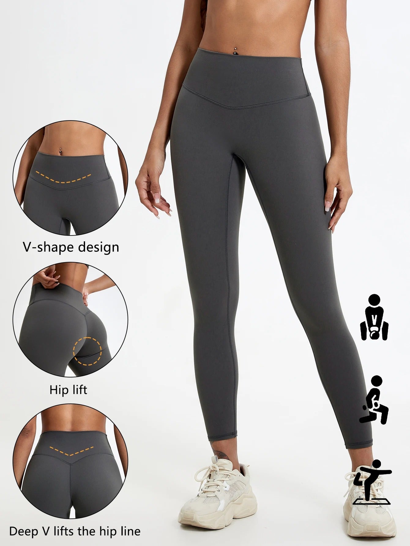 Hearuisavy LuxeFit™ High-Waist Leggings – Ultra Soft, Quick-Dry Yoga & Workout Tights for Women