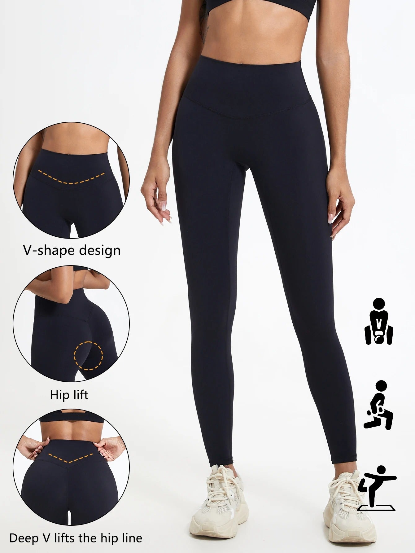 Hearuisavy LuxeFit™ High-Waist Leggings – Ultra Soft, Quick-Dry Yoga & Workout Tights for Women