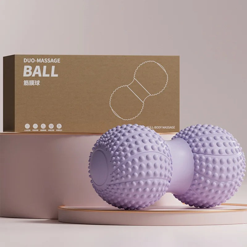 Fascia Release Peanut Massage Balls – Deep Tissue Muscle Relaxation & Acupressure Therapy for Spine, Hips, Legs & Feet (Five Different Colours)