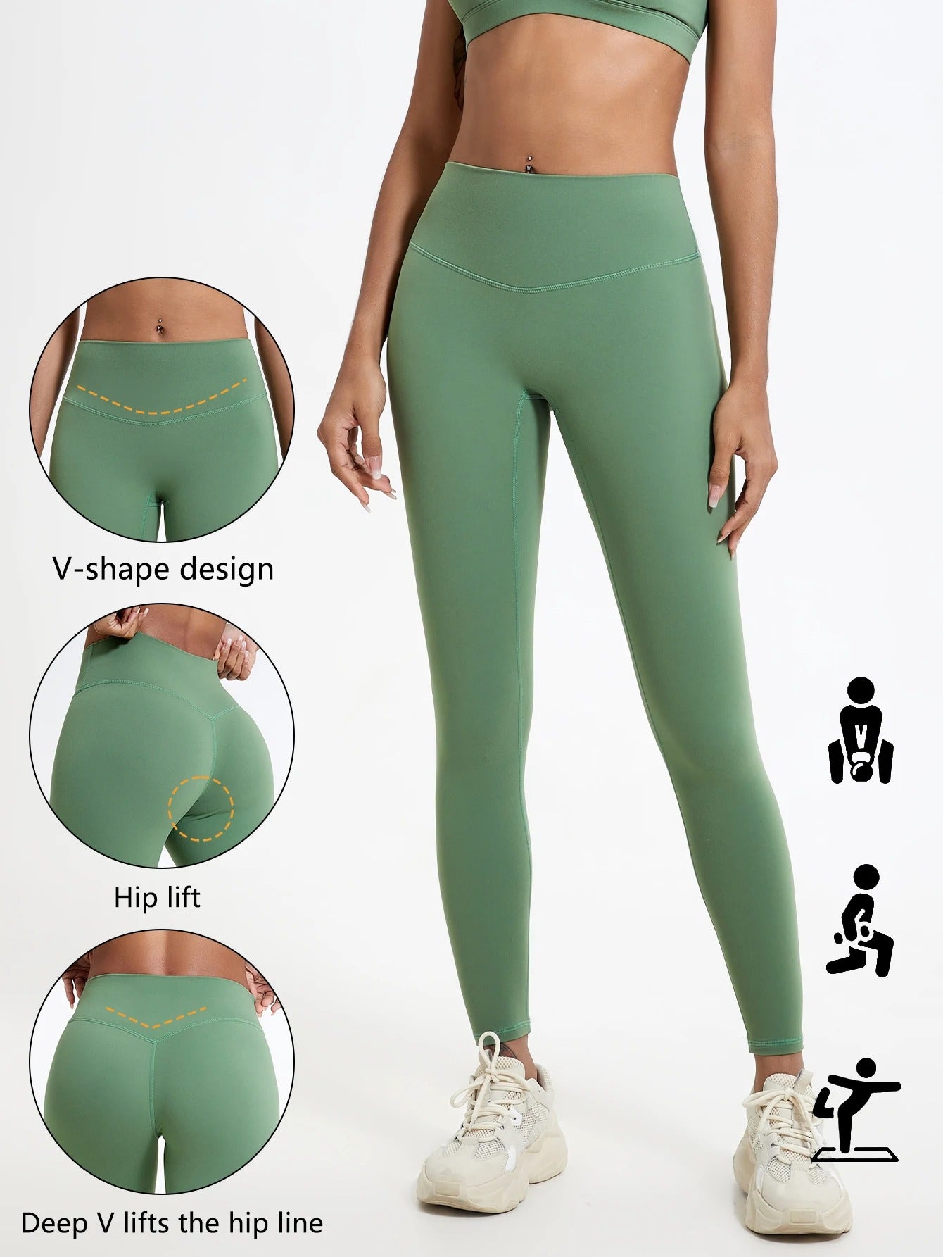 Hearuisavy LuxeFit™ High-Waist Leggings – Ultra Soft, Quick-Dry Yoga & Workout Tights for Women