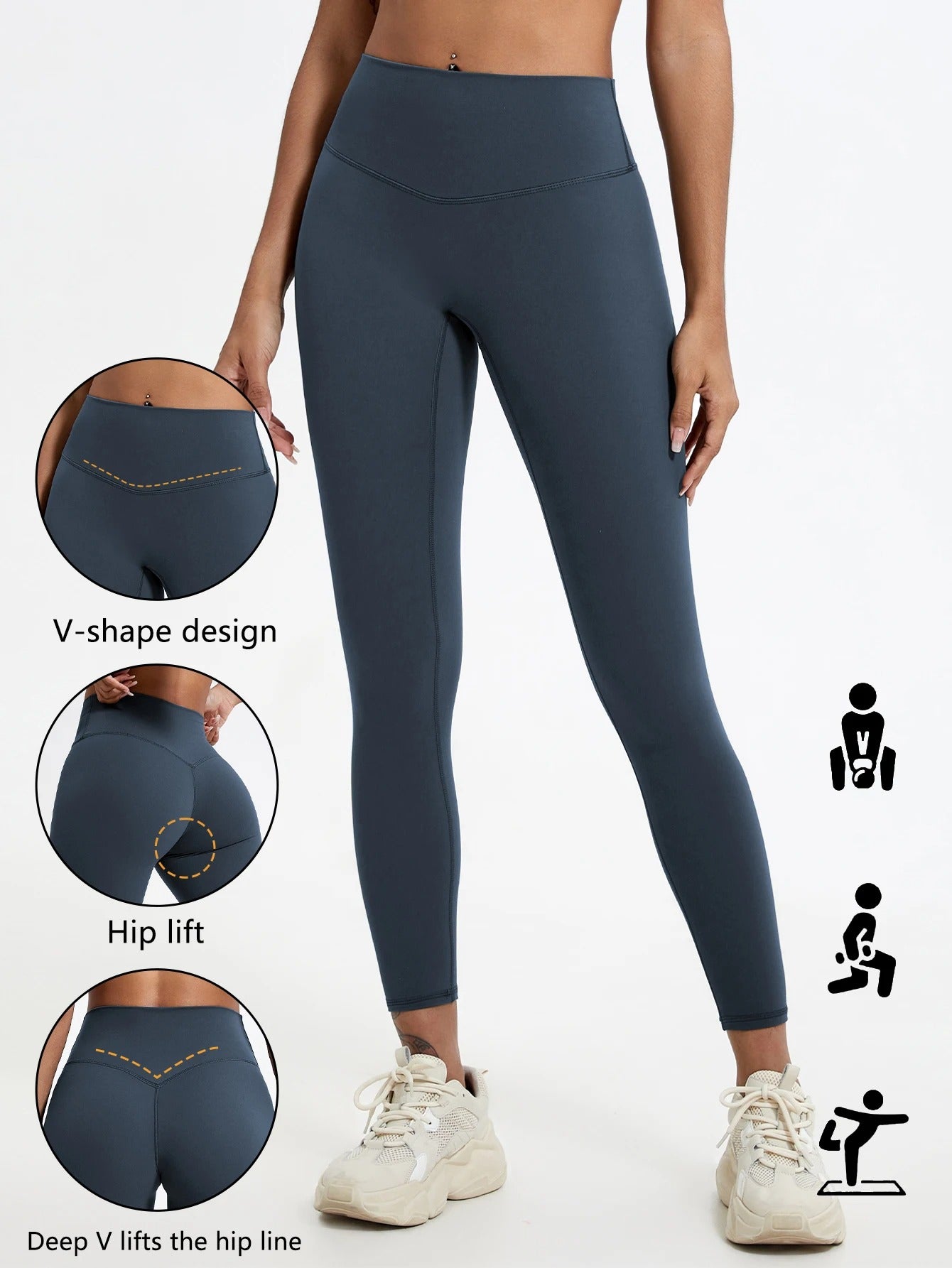Hearuisavy LuxeFit™ High-Waist Leggings – Ultra Soft, Quick-Dry Yoga & Workout Tights for Women