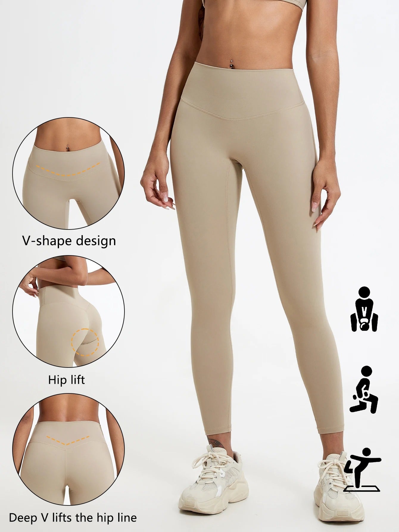 Hearuisavy LuxeFit™ High-Waist Leggings – Ultra Soft, Quick-Dry Yoga & Workout Tights for Women