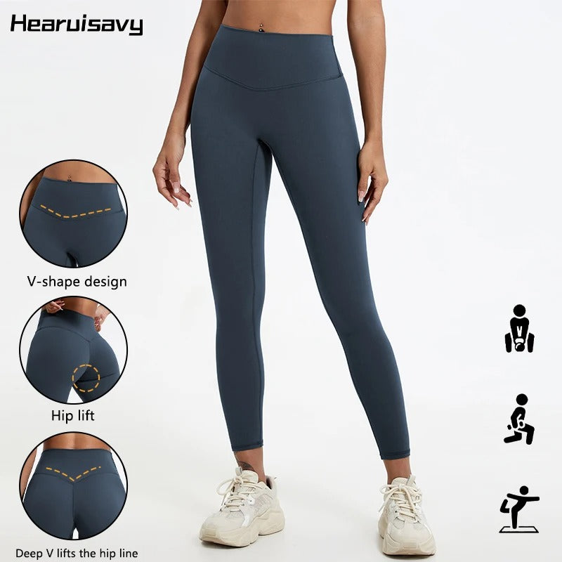 Hearuisavy LuxeFit™ High-Waist Leggings – Ultra Soft, Quick-Dry Yoga & Workout Tights for Women