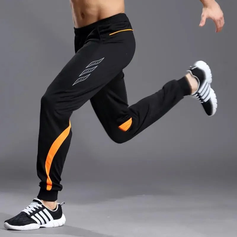 ProFlex Men’s Running & Training Pants – Zipper Pockets | Athletic Fit