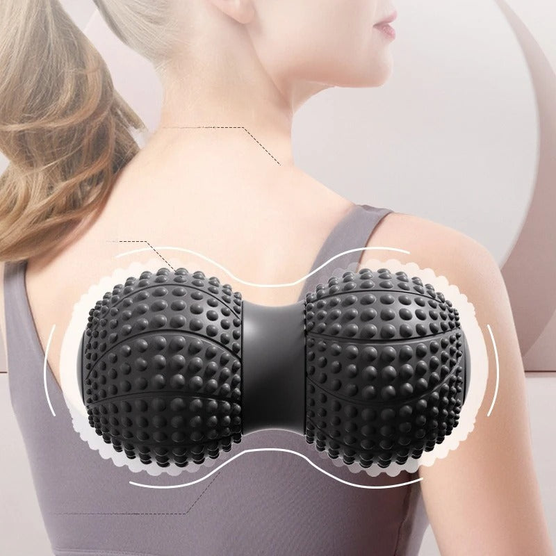 Fascia Release Peanut Massage Balls – Deep Tissue Muscle Relaxation & Acupressure Therapy for Spine, Hips, Legs & Feet (Five Different Colours)