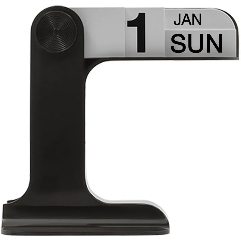 Creative Flippable Calendar Rotatable Desk Calendar Art Crafts Ornaments Home Decoration Accessories for Livingroom Office