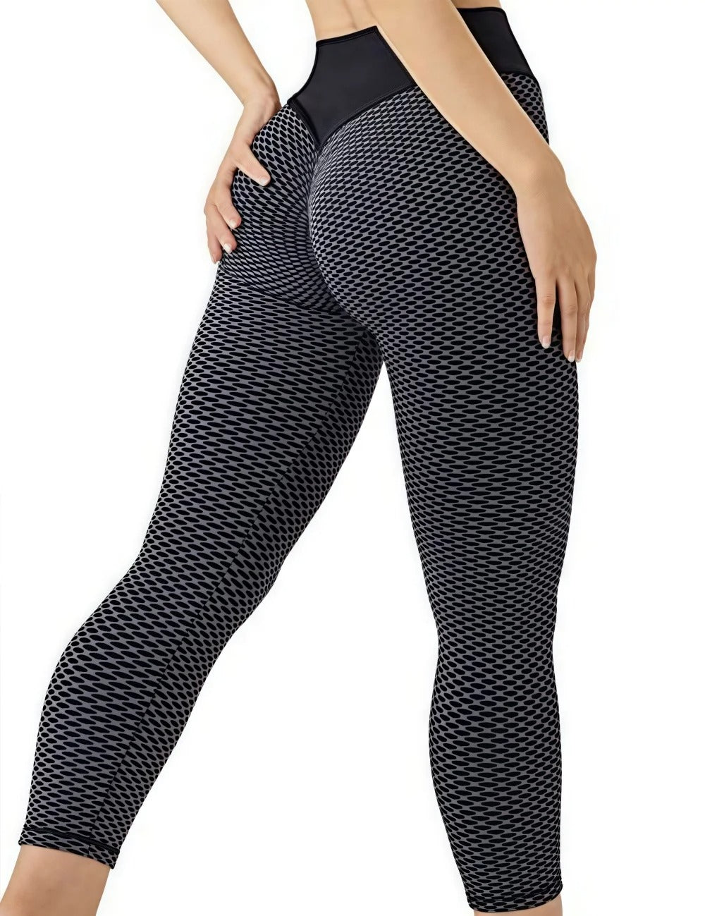 ElevateFit Seamless Push-Up Leggings – High-Waisted Breathable Yoga & Running Pants for Women