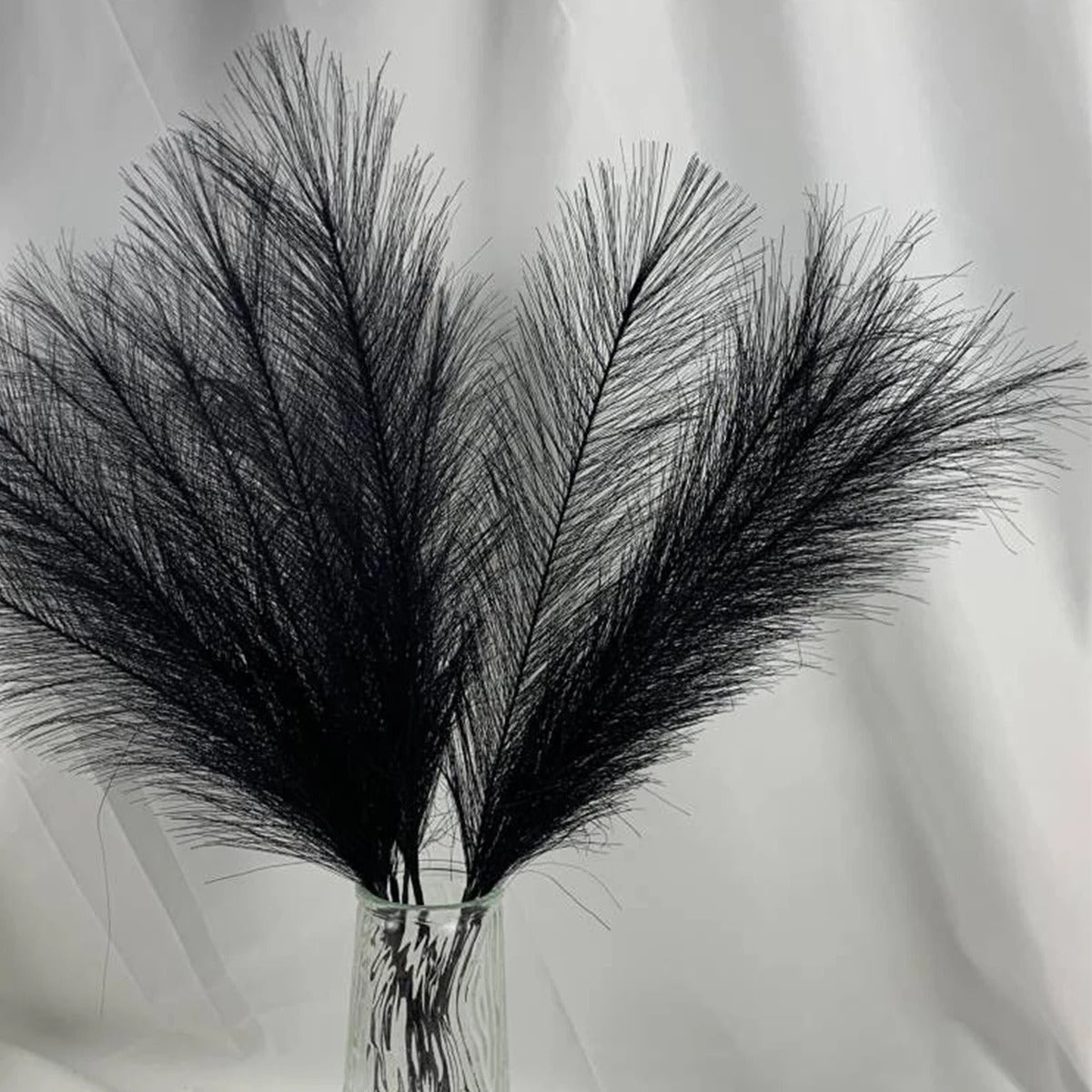 Fluffy Pampas Grass 7 pcs – Boho Artificial Flower Set for Home, Wedding & Party Décor