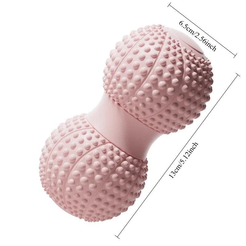Fascia Release Peanut Massage Balls – Deep Tissue Muscle Relaxation & Acupressure Therapy for Spine, Hips, Legs & Feet (Five Different Colours)