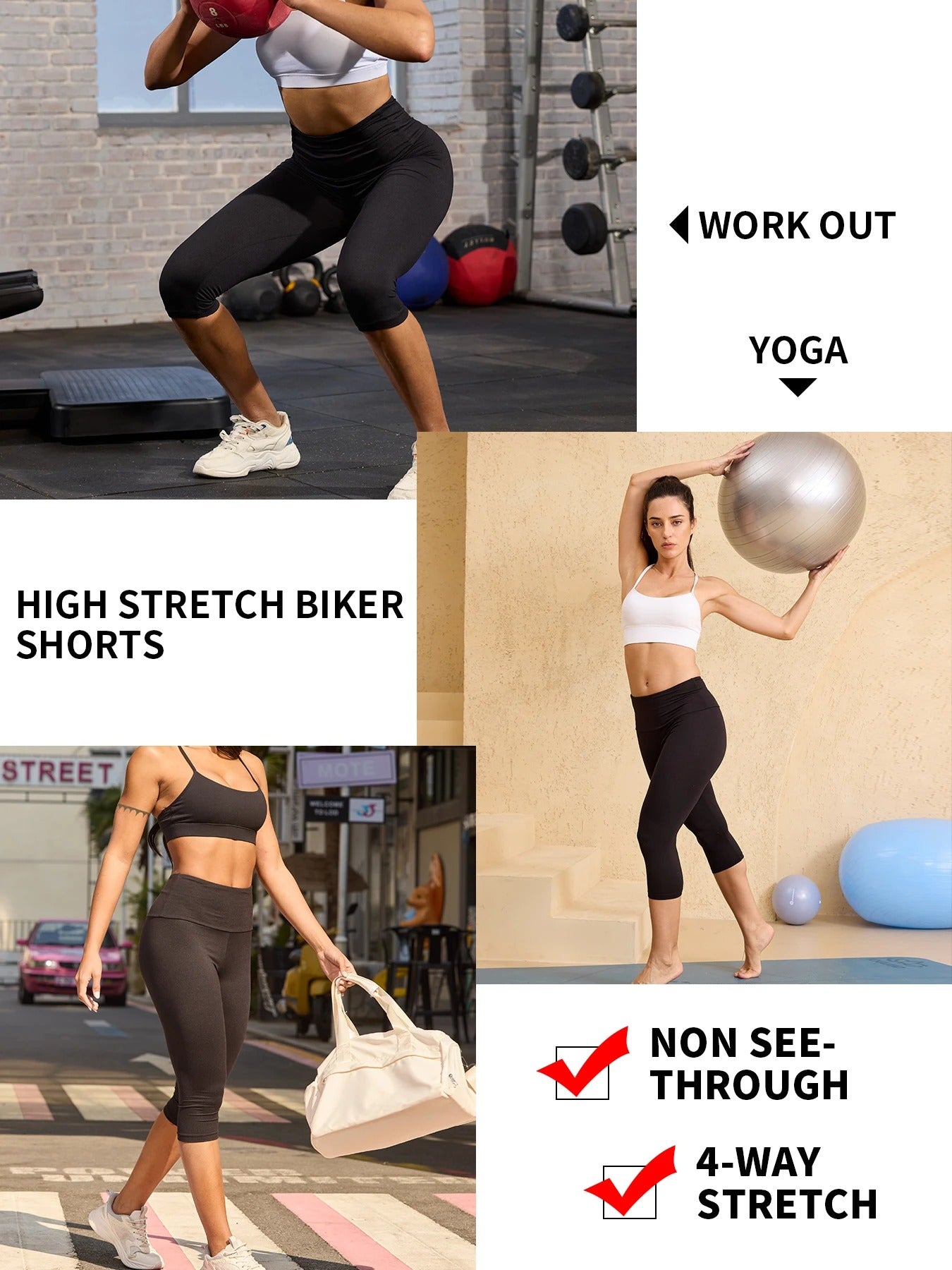 High-Waisted Capri Sculpt Leggings – Ultra Soft Push-Up Fit for Women