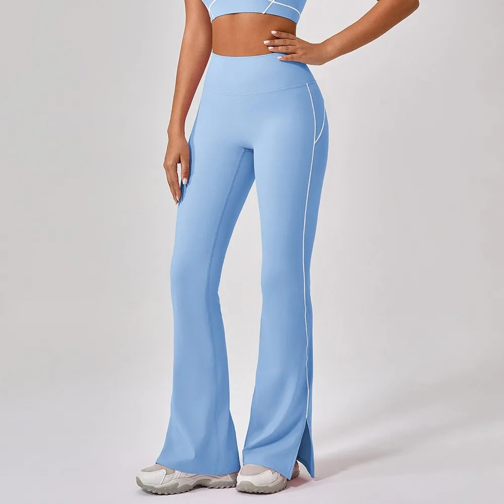 Sculpting Flare Leggings for Women High Waist Wide-Leg Yoga Dance Pants