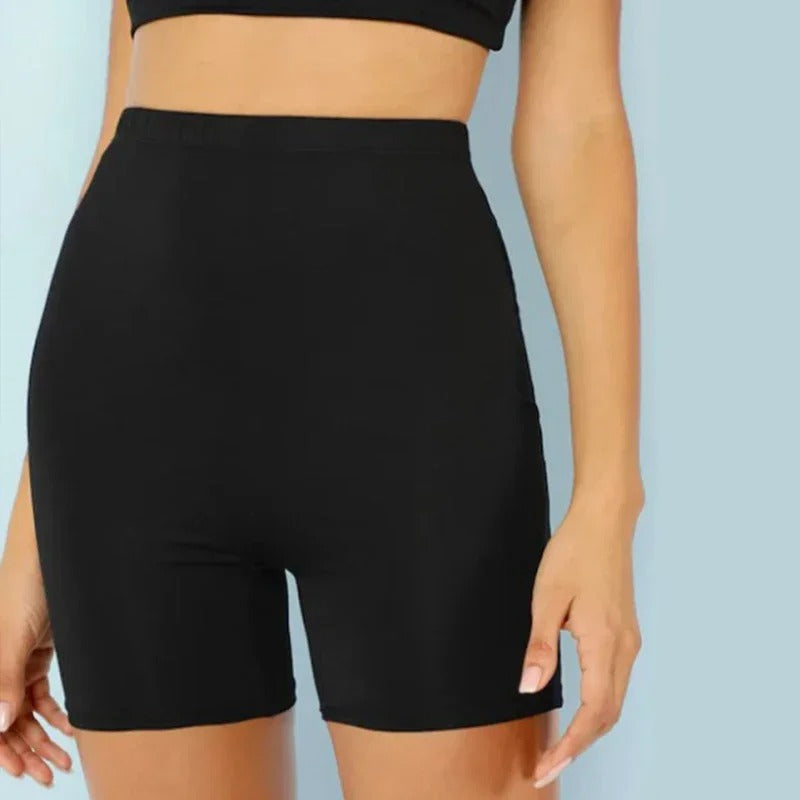 Women Knee Length Leggings High Waisted Capri Pants Active Biker Shorts Lightweight Workout Yoga Bermuda Bottoms