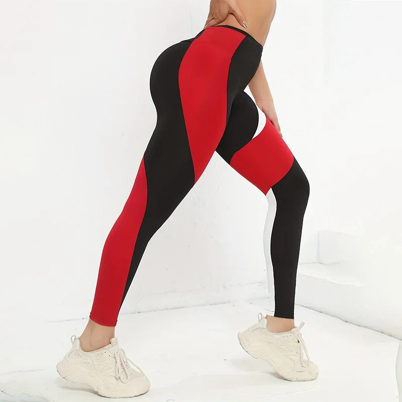 ContourCore Colourblock High-Waist Leggings – Tummy Control Activewear for Women