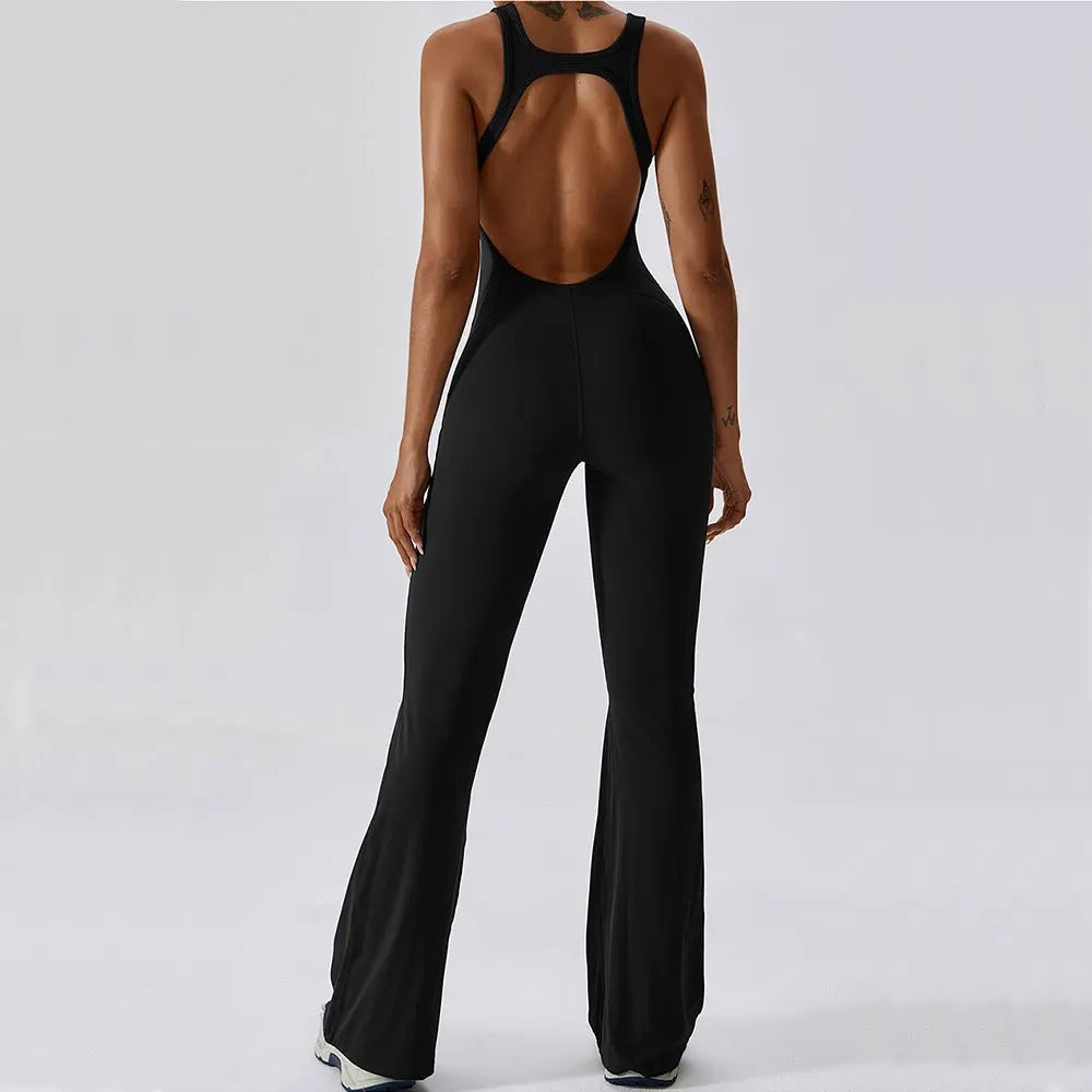 Luxe Sculpt One-Piece Yoga Jumpsuit – Seamless Butt-Lifting Bodysuit for Women’s Activewear & Fitness