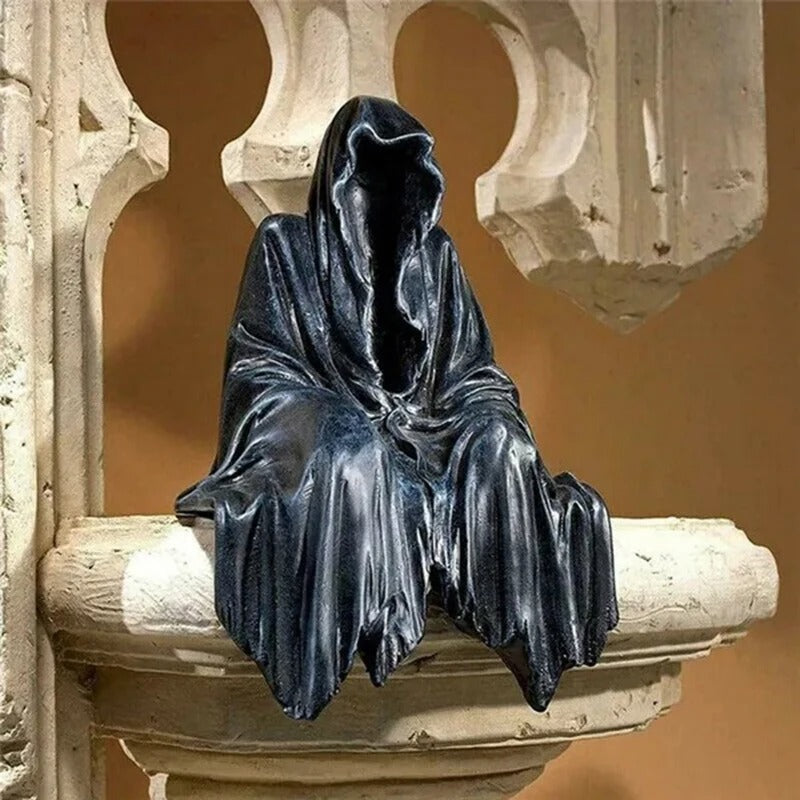 Reaper of Shadows – Reaping Solace Dark Sculpture | Luxury Resin Figurine for Witchy Home Vibes-