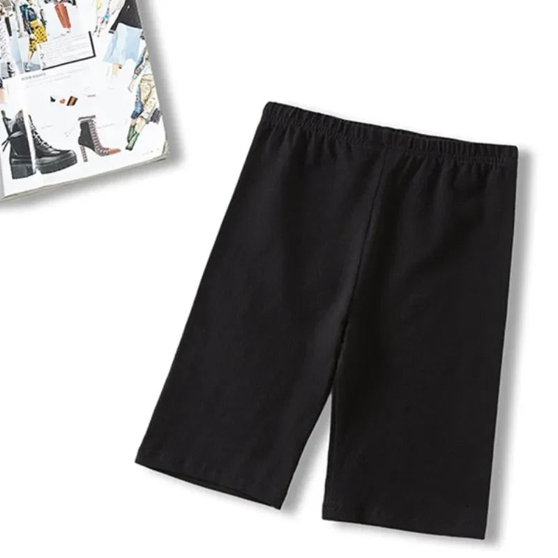 Women Knee Length Leggings High Waisted Capri Pants Active Biker Shorts Lightweight Workout Yoga Bermuda Bottoms