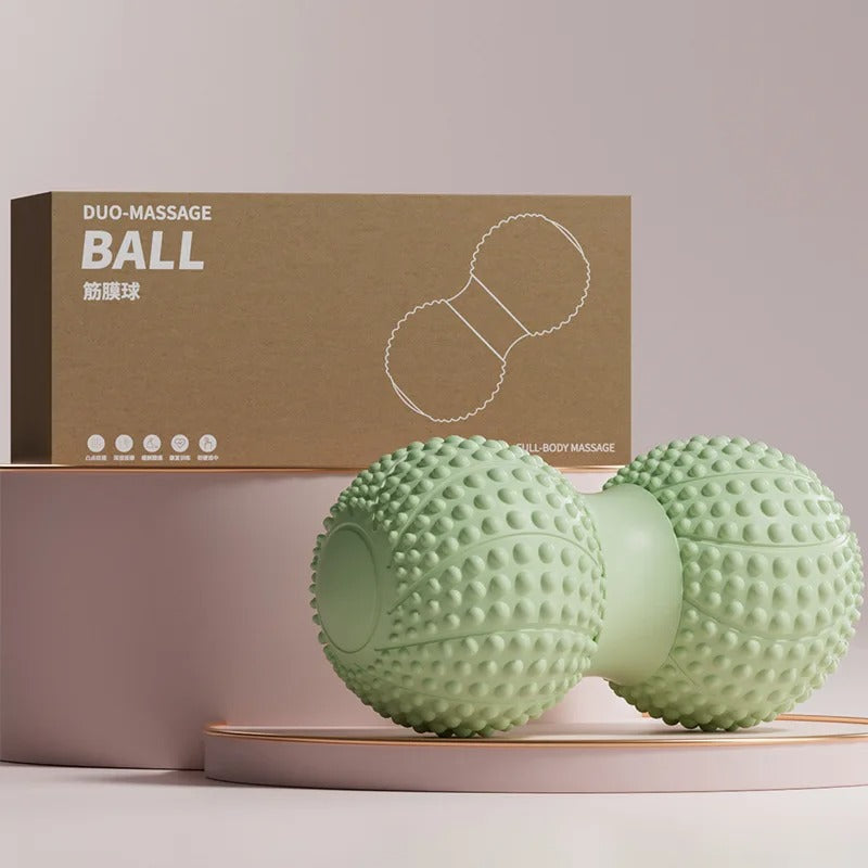 Fascia Release Peanut Massage Balls – Deep Tissue Muscle Relaxation & Acupressure Therapy for Spine, Hips, Legs & Feet (Five Different Colours)