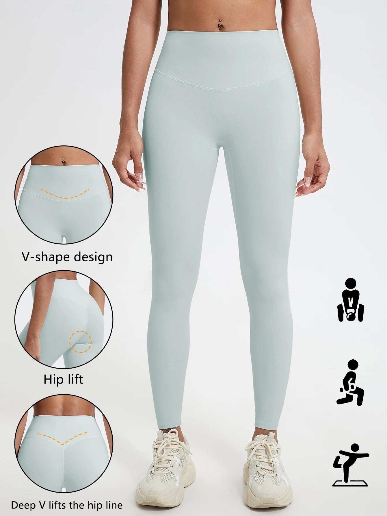 Hearuisavy LuxeFit™ High-Waist Leggings – Ultra Soft, Quick-Dry Yoga & Workout Tights for Women
