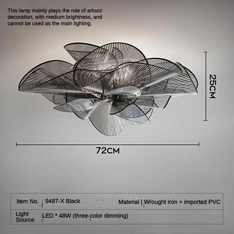 Luxury PVC Ceiling Lamp – Modern LED Pendant Light for Bedroom & Dining Room