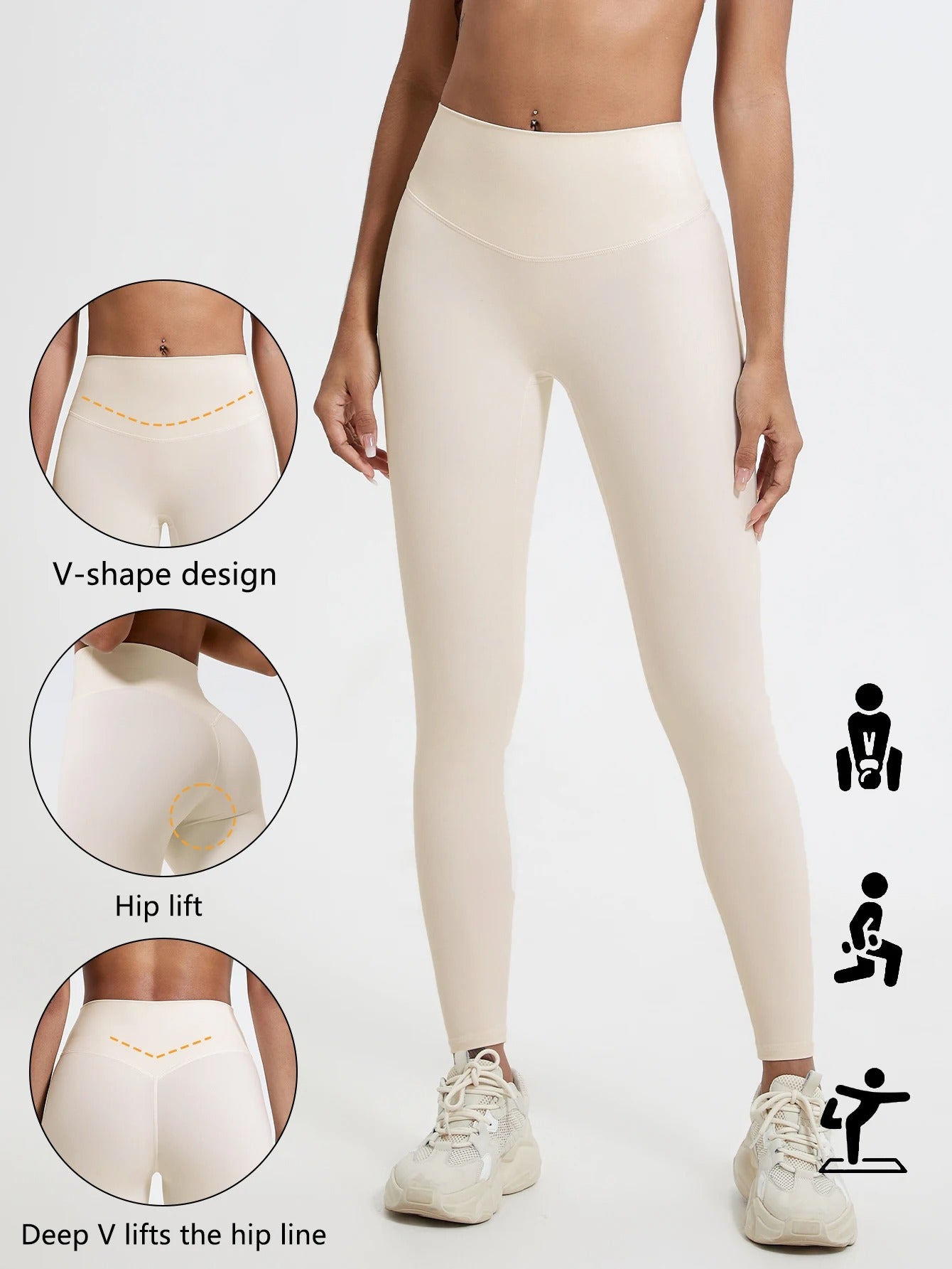 Hearuisavy LuxeFit™ High-Waist Leggings – Ultra Soft, Quick-Dry Yoga & Workout Tights for Women