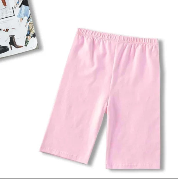 Women Knee Length Leggings High Waisted Capri Pants Active Biker Shorts Lightweight Workout Yoga Bermuda Bottoms