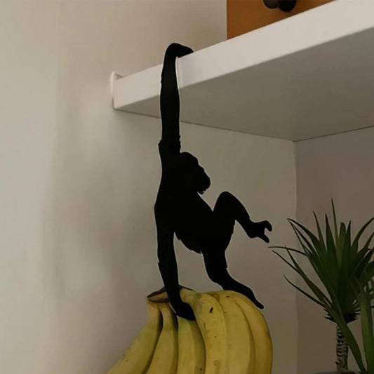 Creative Metal Wall Hooks – Cat Tail & Monkey Shaped Key, Clothes & Storage Hanger Rack