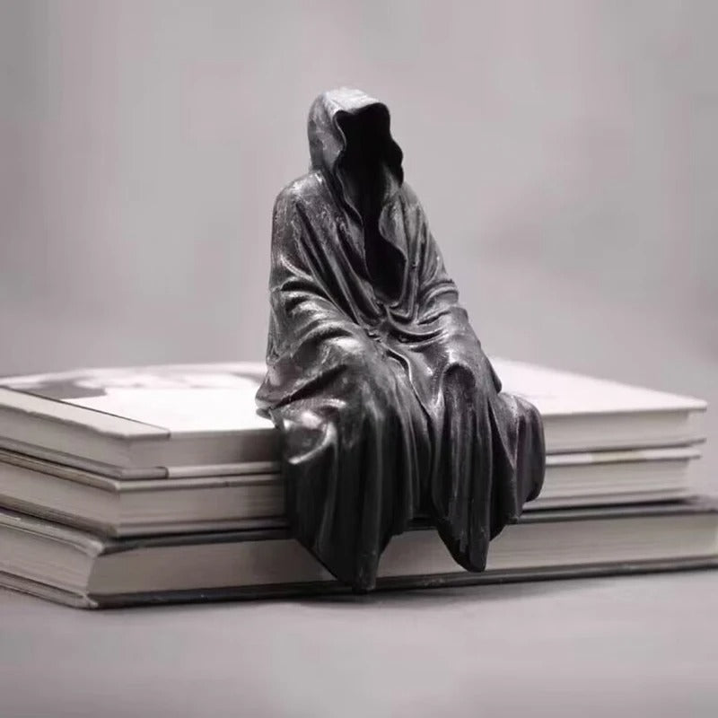 Reaper of Shadows – Reaping Solace Dark Sculpture | Luxury Resin Figurine for Witchy Home Vibes-