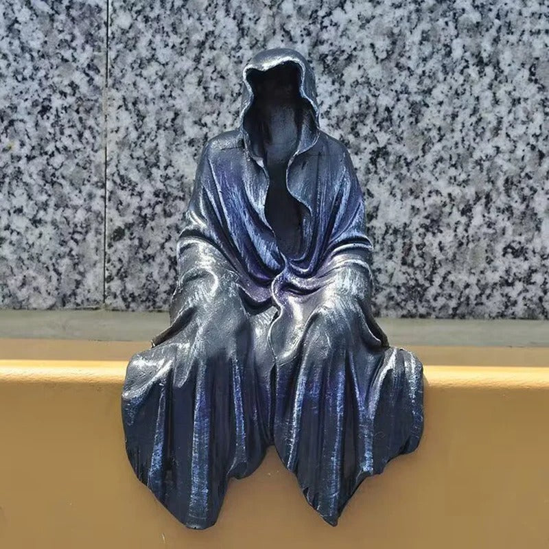 Reaper of Shadows – Reaping Solace Dark Sculpture | Luxury Resin Figurine for Witchy Home Vibes-