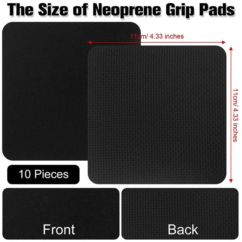 Premium Lifting Grip Pads – No-Slip Neoprene Gym Gloves for Pull-Ups & Weightlifting (10 PCS)