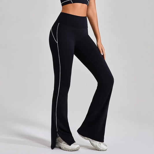 Sculpting Flare Leggings for Women High Waist Wide-Leg Yoga Dance Pants